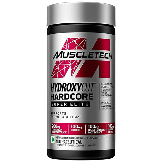 MuscleTech, Hydroxycut Hardcore, Super Elite, Supports Fat Metabolism