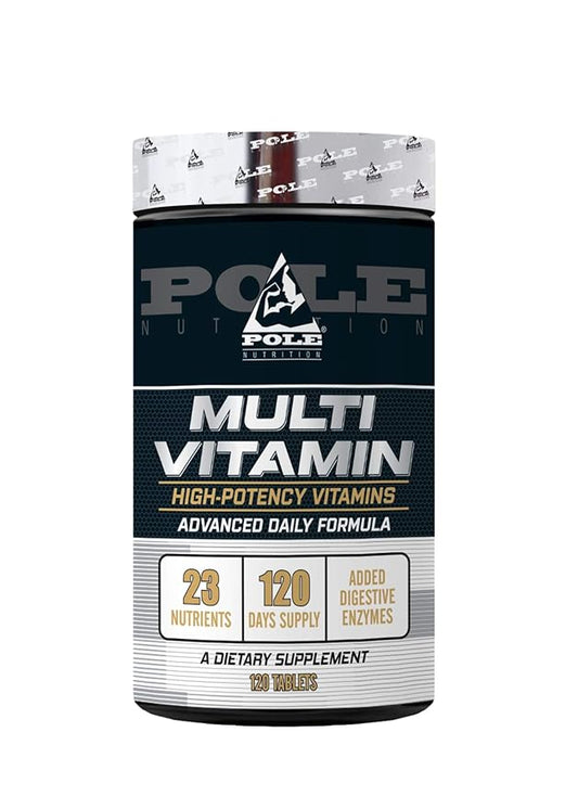 Pole Nutrition Multi Vitamin High Potency Vitamins Added Digestive Enzyme